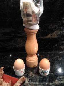 The eggs are ready to eat, Your Majesty.