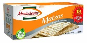 This is a box of Manischewitz matzo boxes. This is a lot of matzo. It is not for the uninitiated.  http://thumbs2.picclick.com/d/l400/pict/161614895257_/Manischewitz-Matzo-Unsalted-80-Ounce-Box.jpg